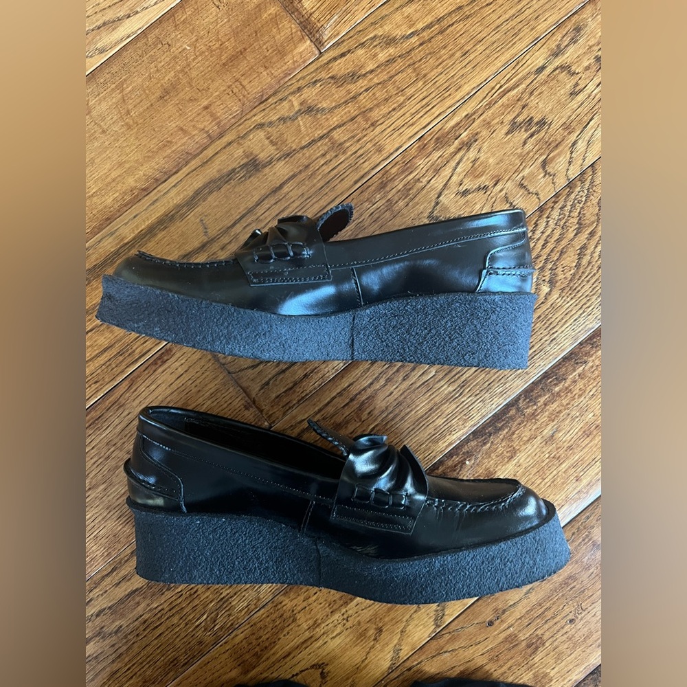 Yohji Yamamoto Loafers Soft Glass Thick Sole Black Size 7 (2 Japanese) - Picture 5 of 15